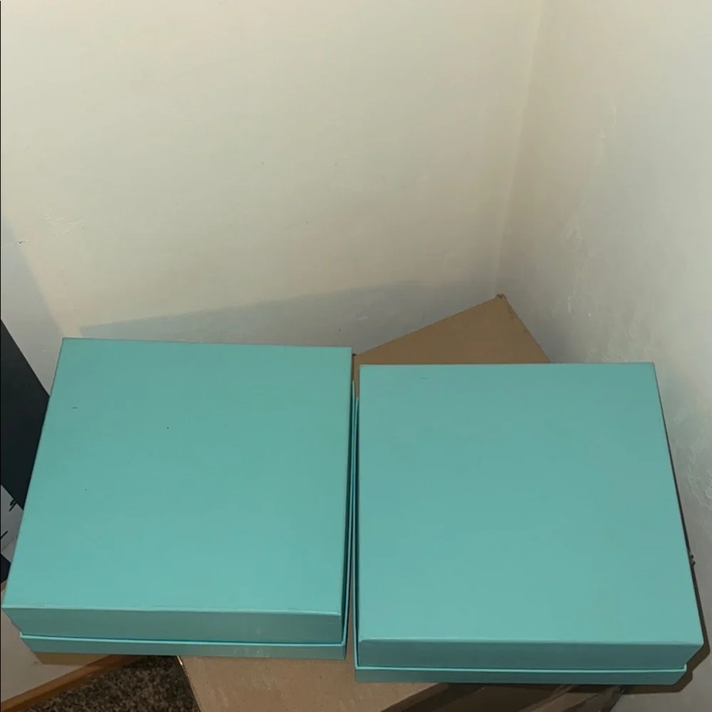 Tiffany & Co. Blue Gift Box Set of 2 - Picture 4 of 4